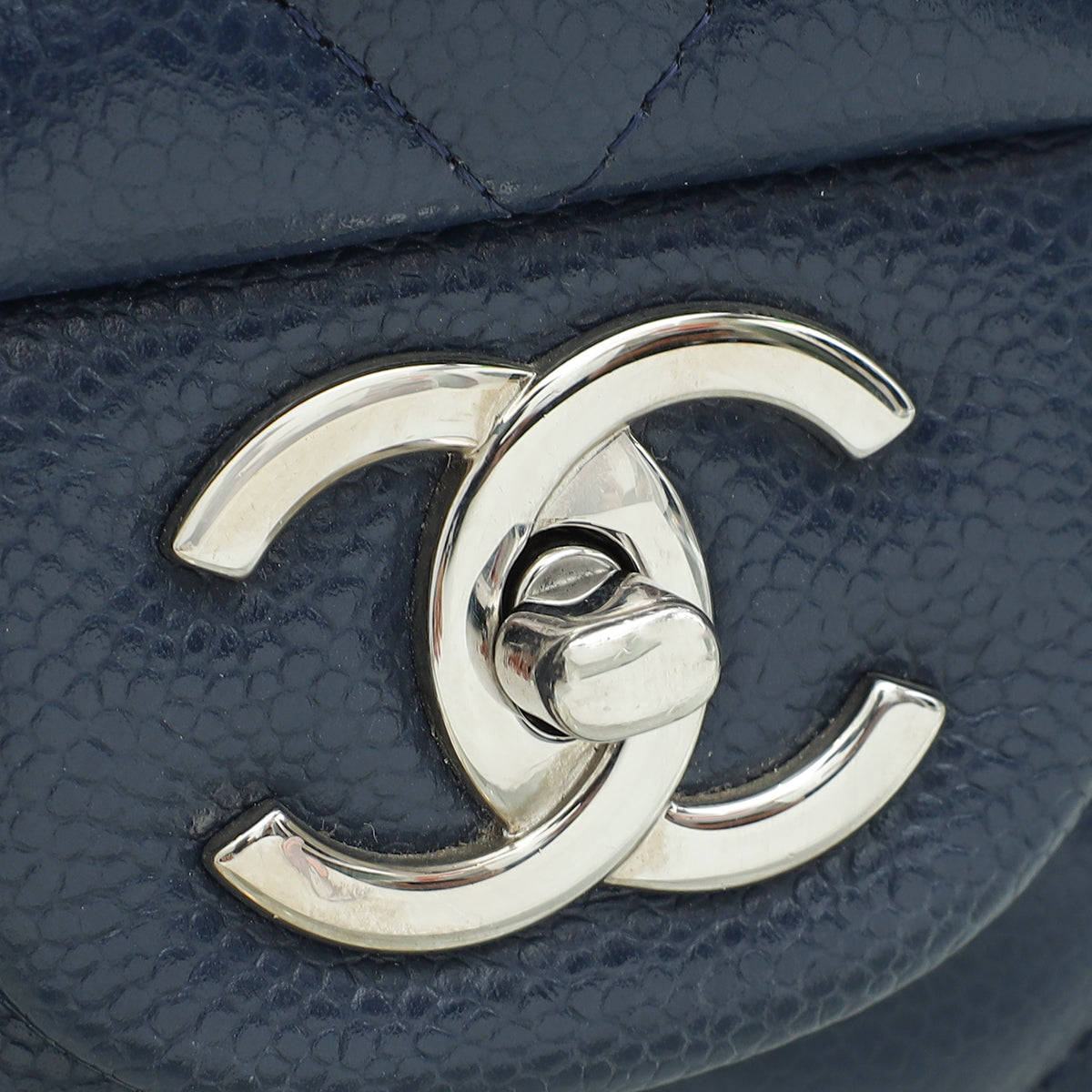 Chanel Blue Classic Double Flap Maxi Bag