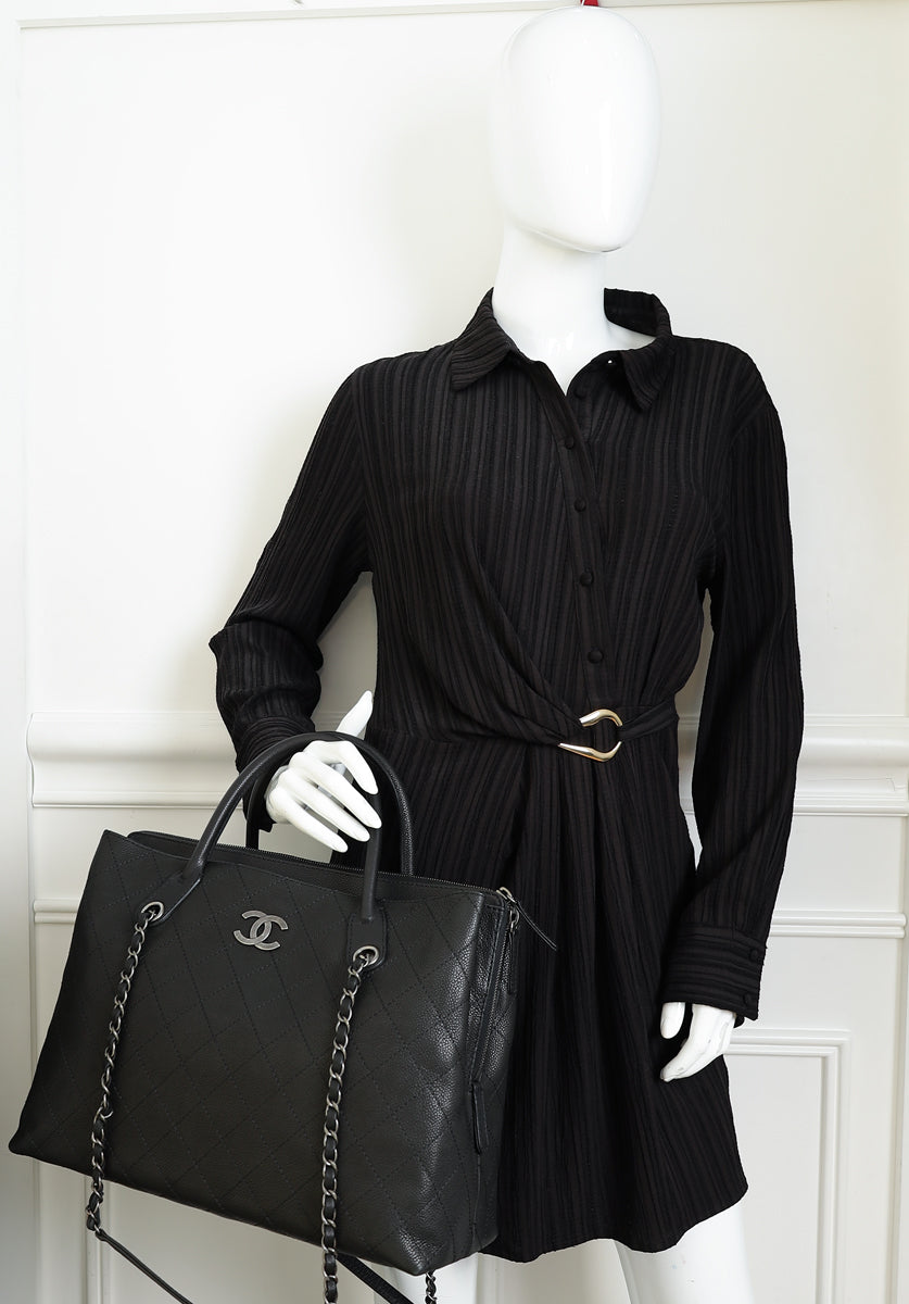 Chanel Black Urban Shopping Bag
