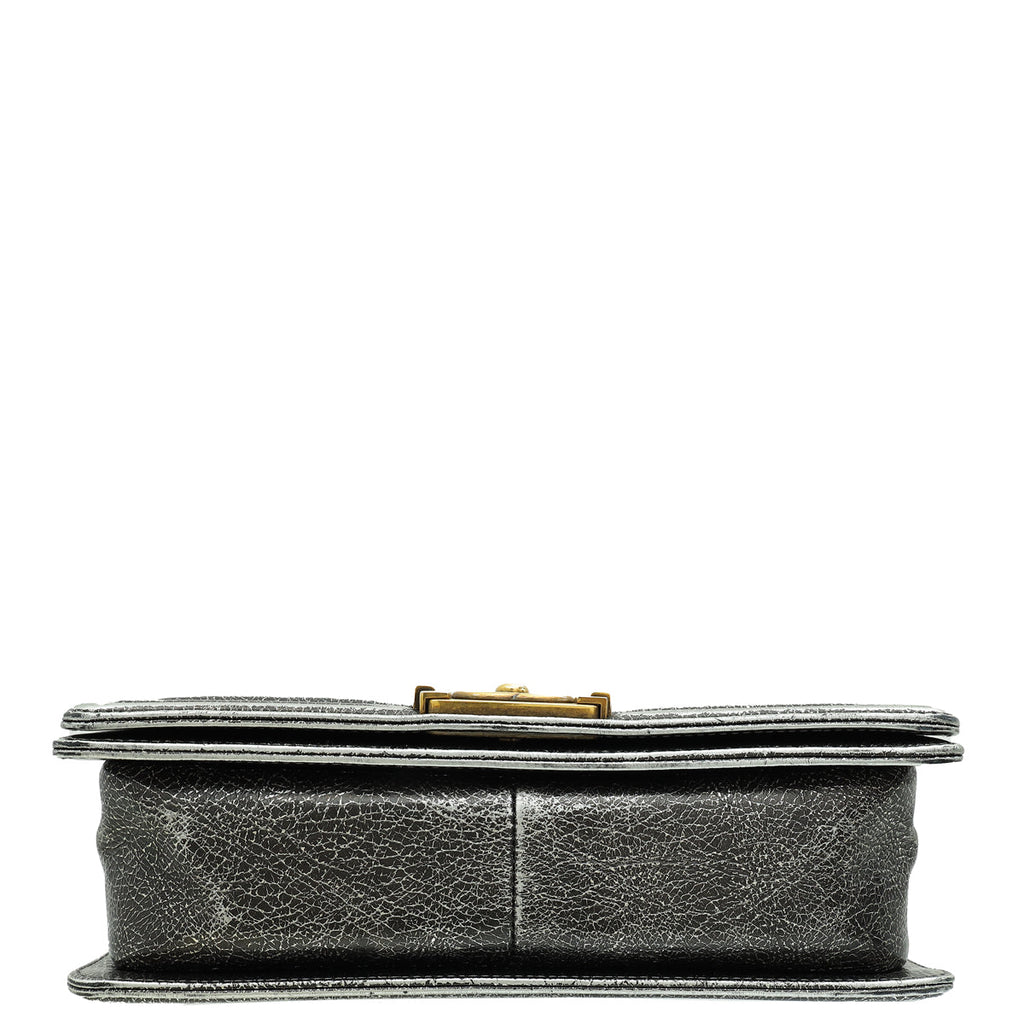 Chanel Bicolor Le Boy Cracked Medium Bag
