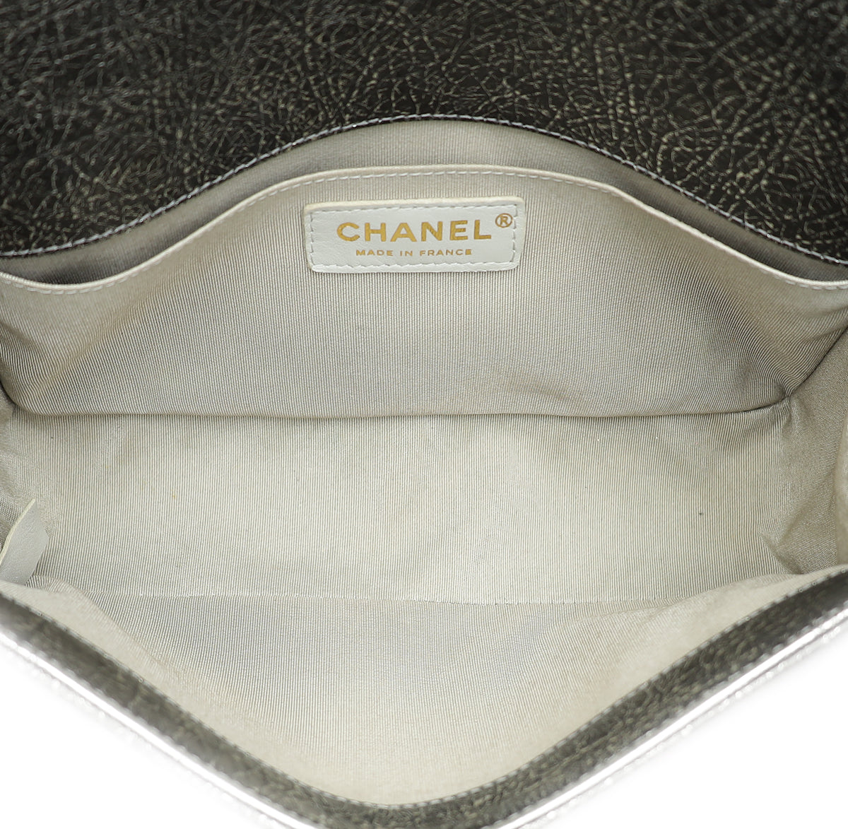 Chanel Bicolor Le Boy Cracked Medium Bag