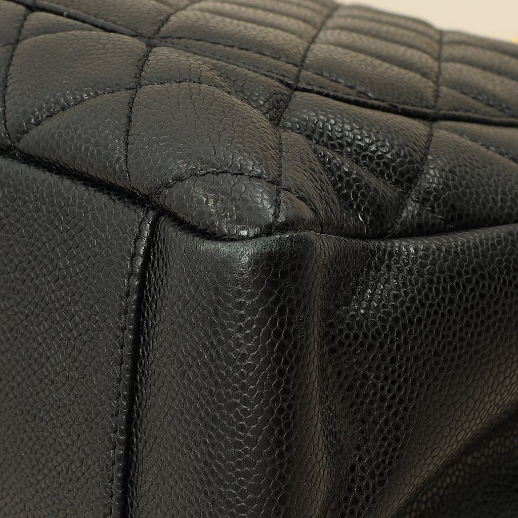 Chanel Black Grand Shopping Tote (GST) Medium Bag