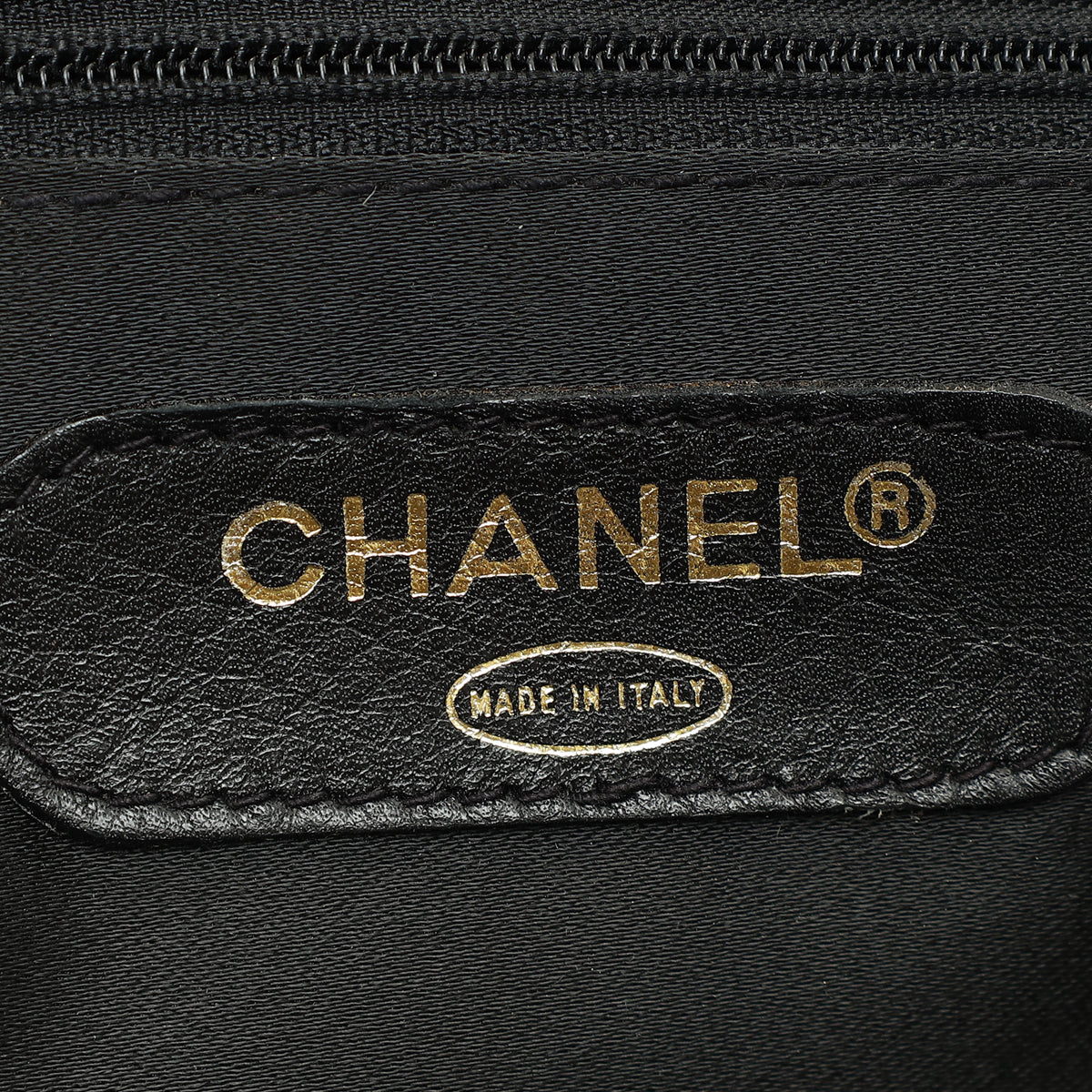 Chanel Black Vintage Stitched Duffle Bag
