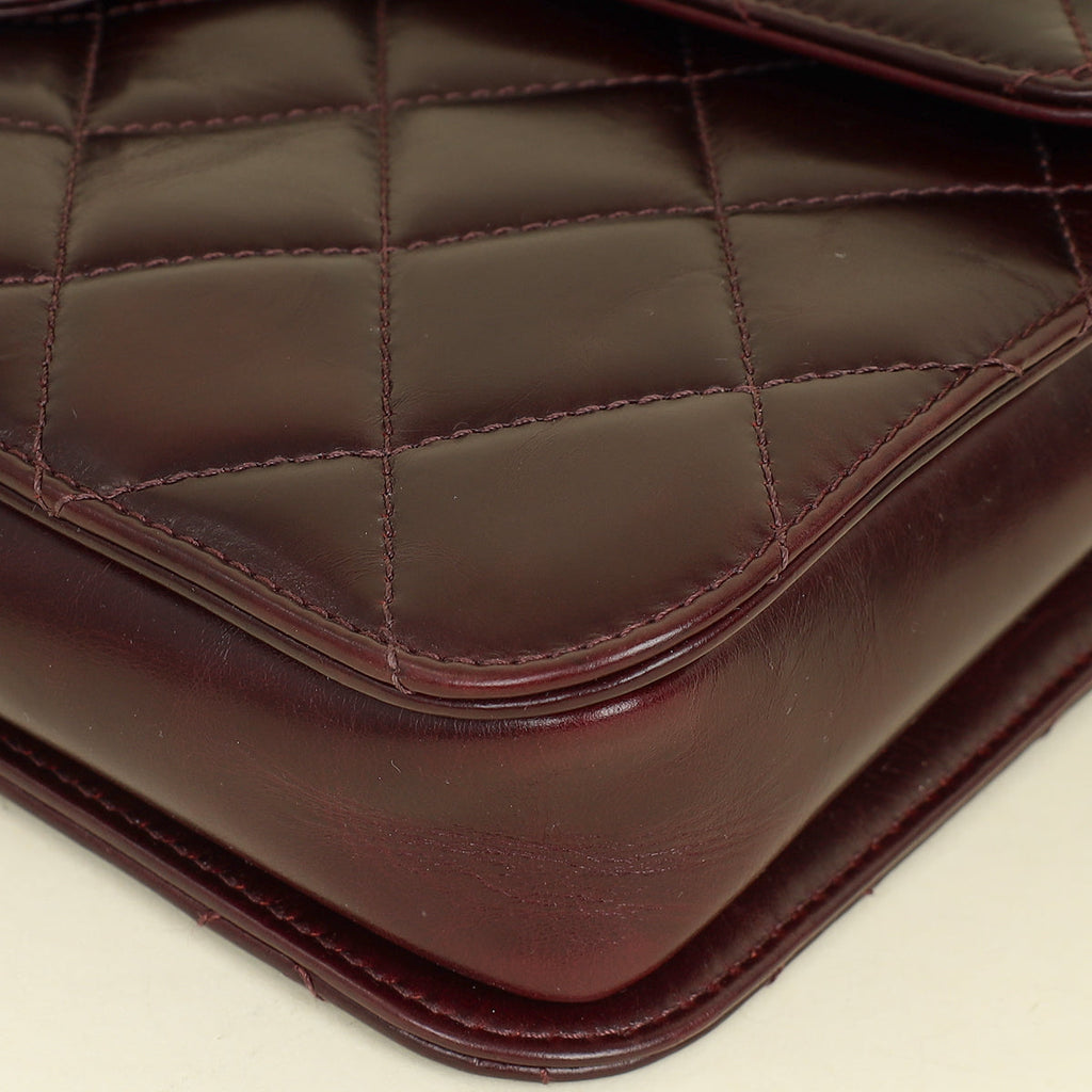 Chanel Burgundy Perfect Edge Flap Medium Bag