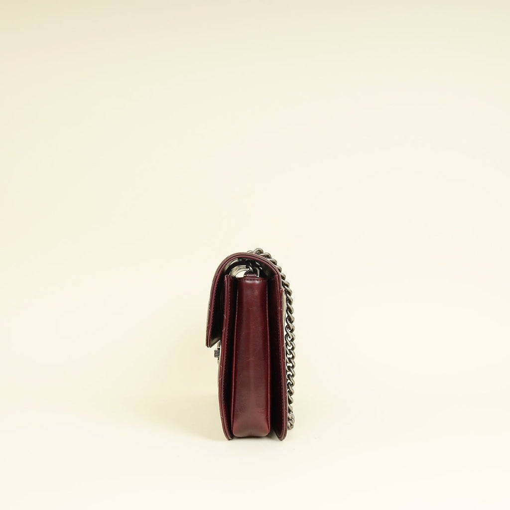 Chanel Burgundy Perfect Edge Flap Medium Bag
