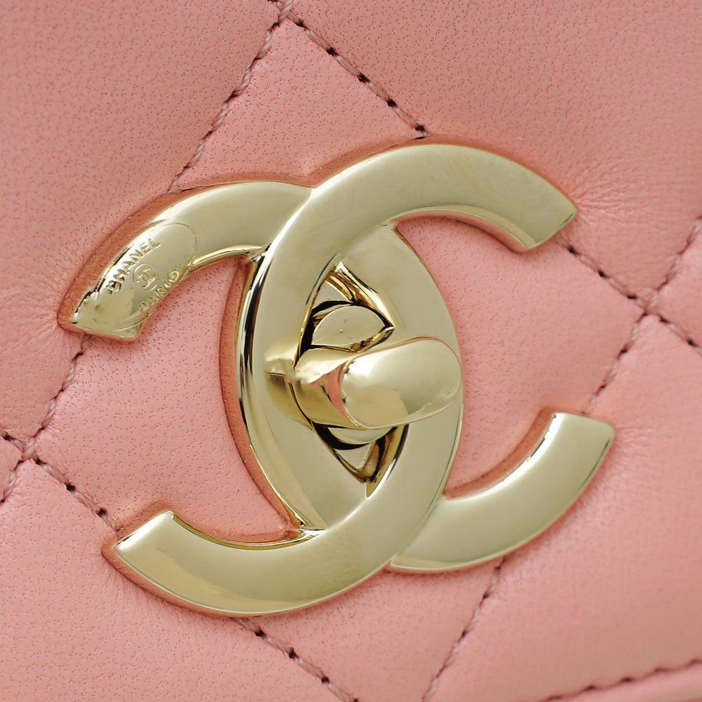 Chanel Pink CC Trendy Flap Bag