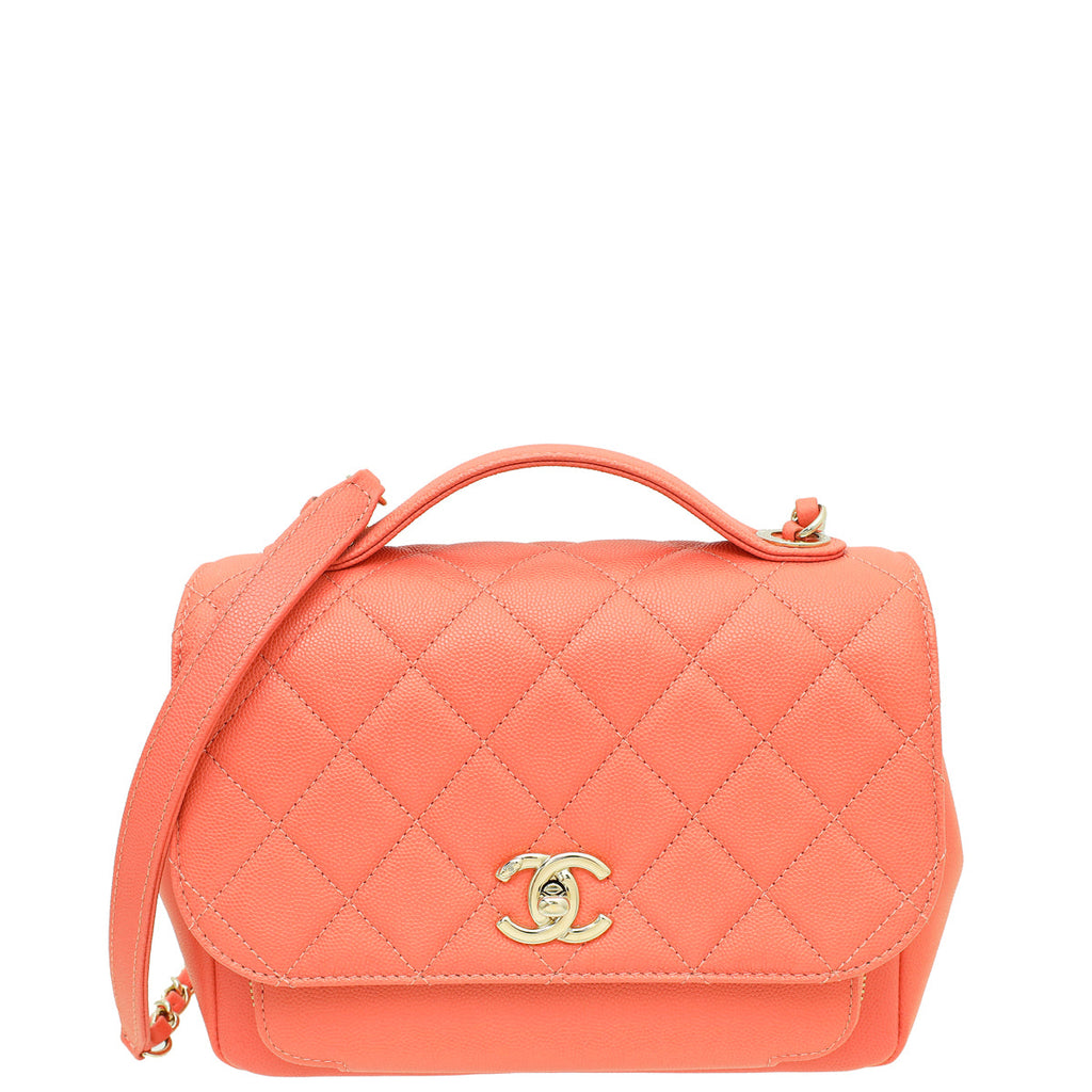 Chanel Coral Business Affinity Small Flap Bag