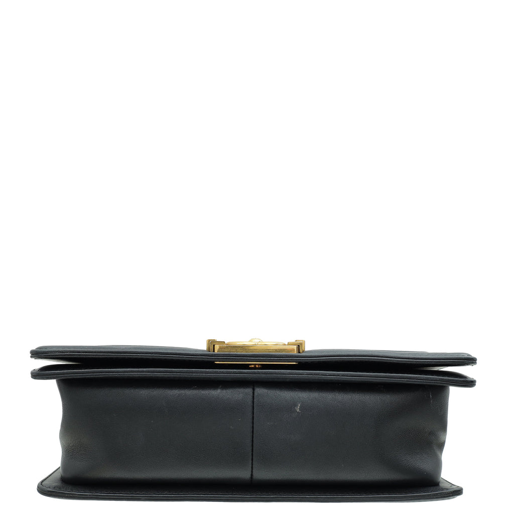 Chanel Bicolor Le Boy Medium Velvet Flap Bag