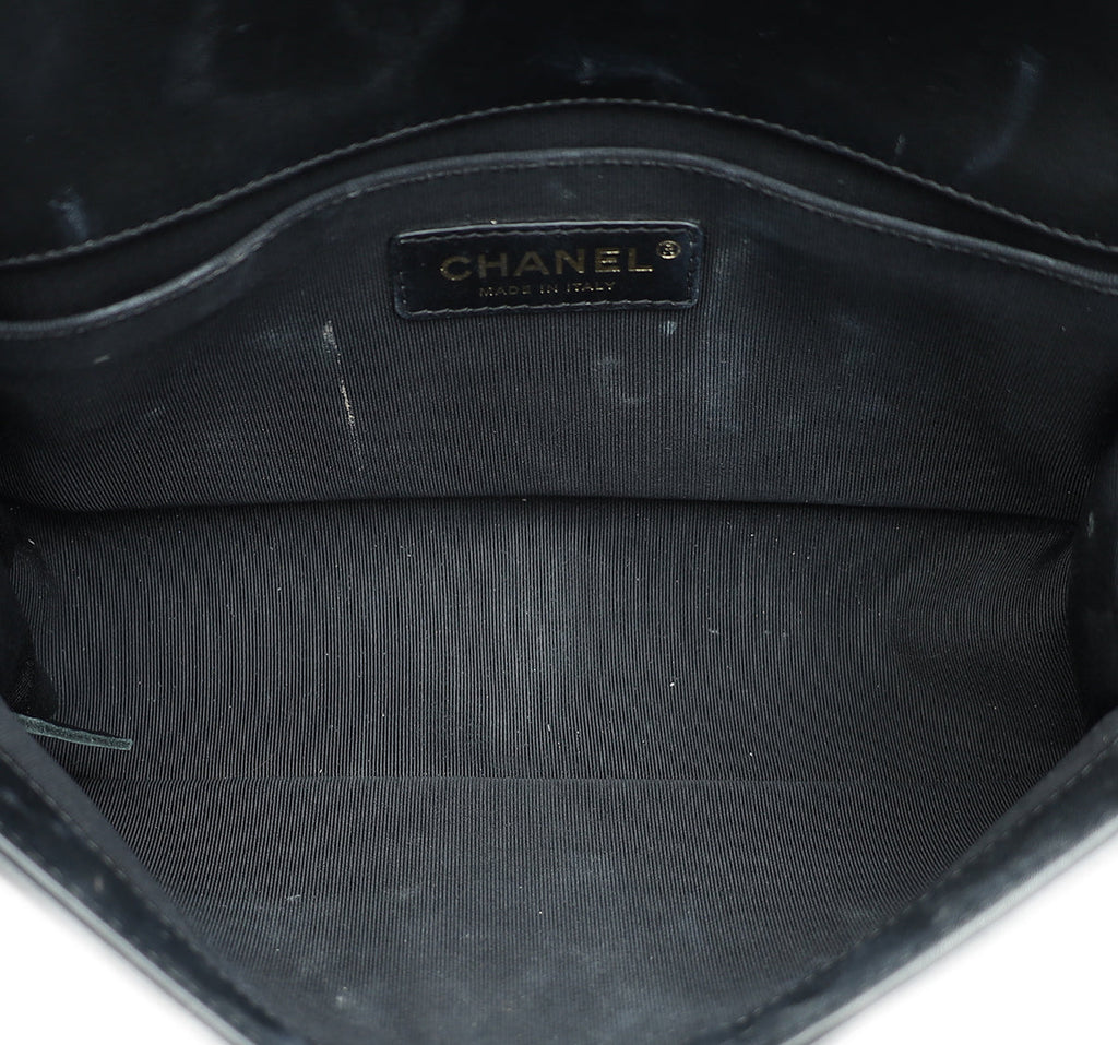 Chanel Bicolor Le Boy Medium Velvet Flap Bag