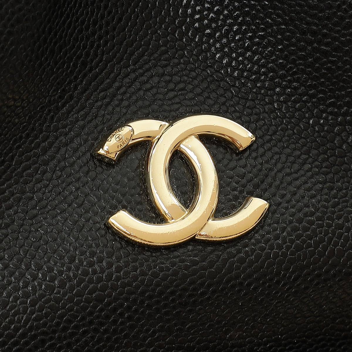 Chanel Black CC Business Affinity Bucket Bag