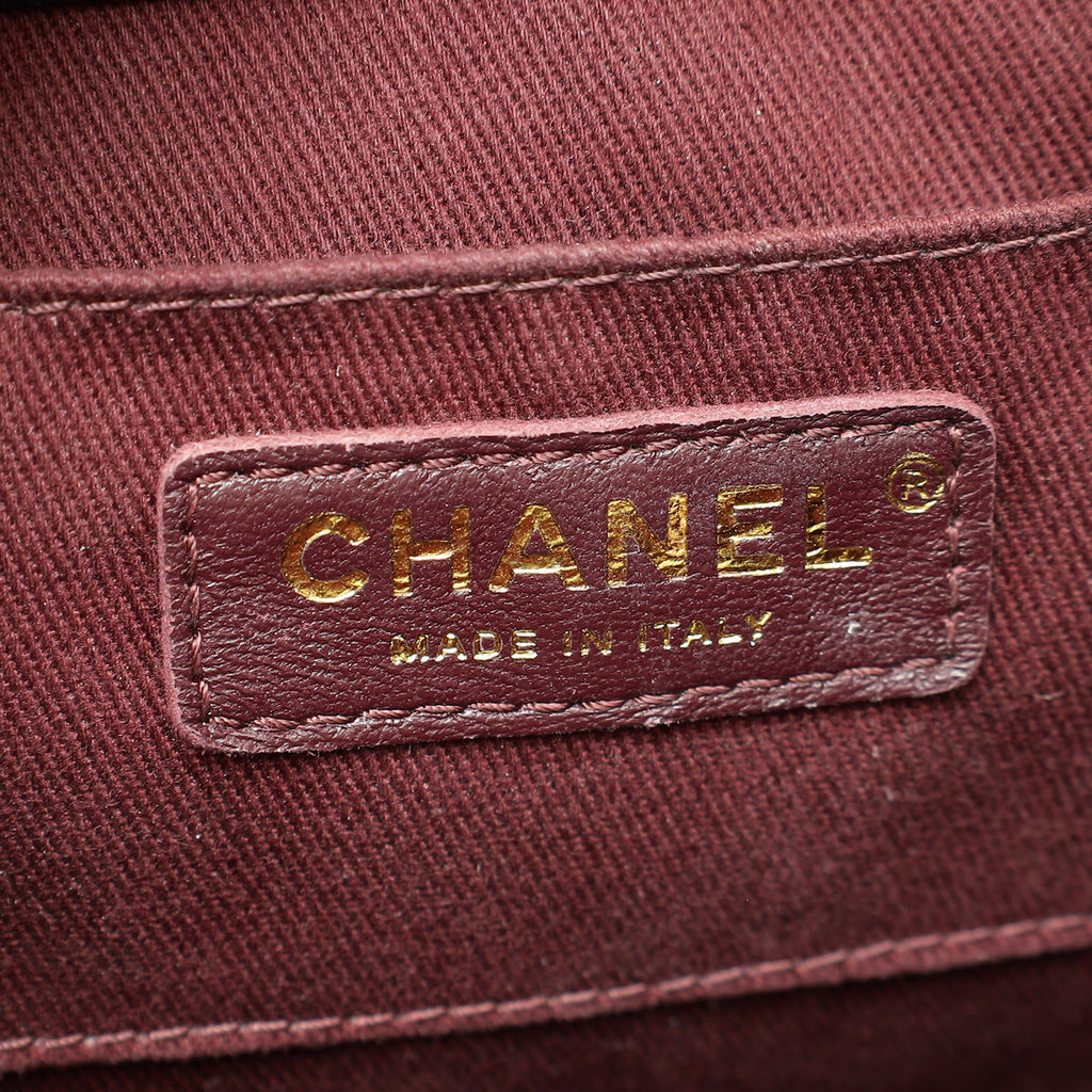 Chanel Black CC Business Affinity Bucket Bag