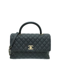 Chanel Black CC Coco Handle Medium Bag