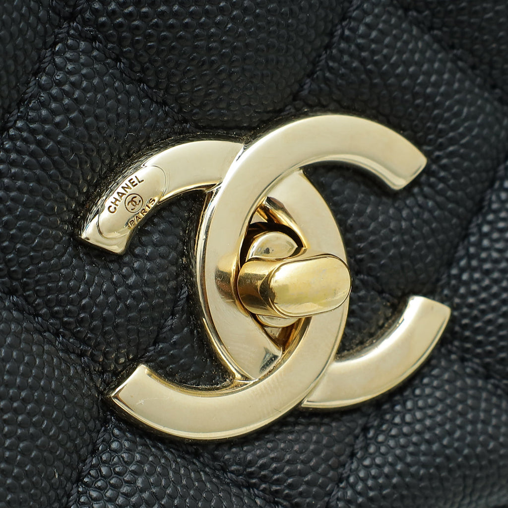 Chanel Black CC Coco Handle Medium Bag