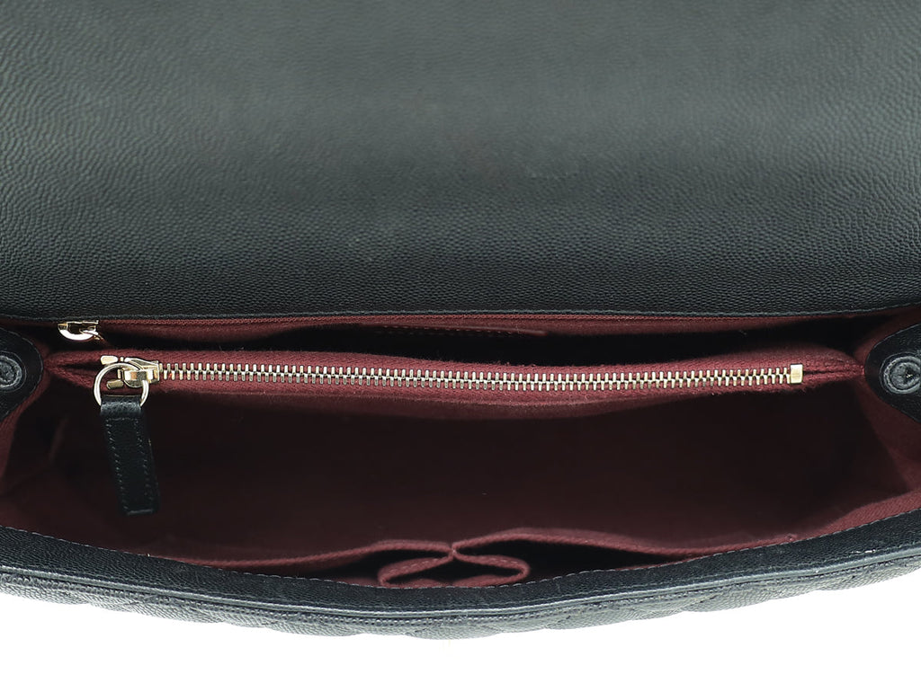 Chanel Black CC Coco Handle Medium Bag