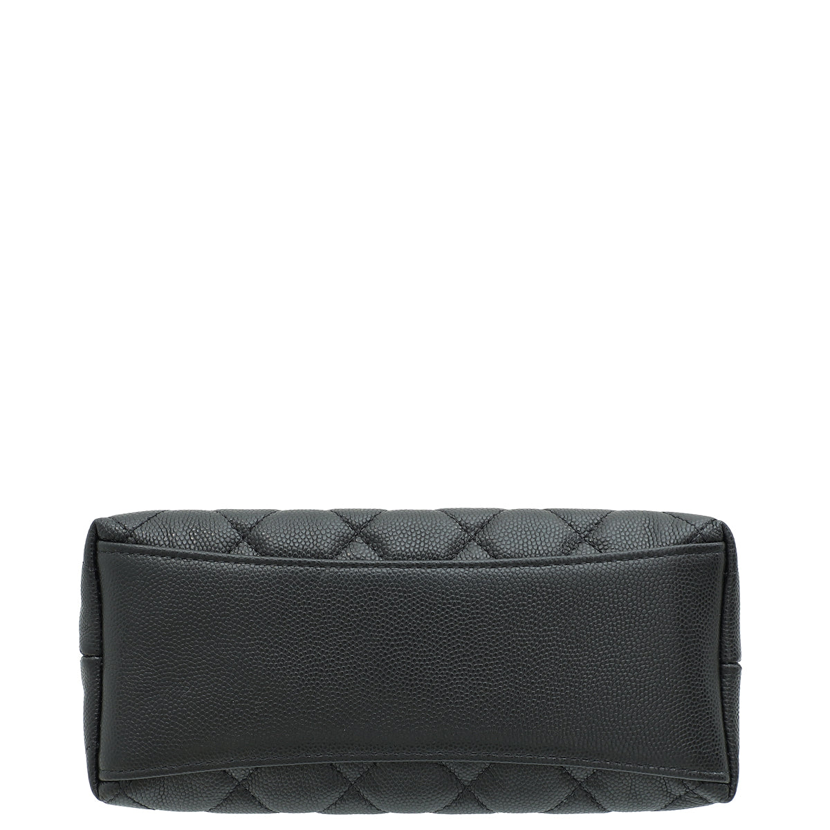 Chanel Black CC Chain Link Bow Clutch With Chain