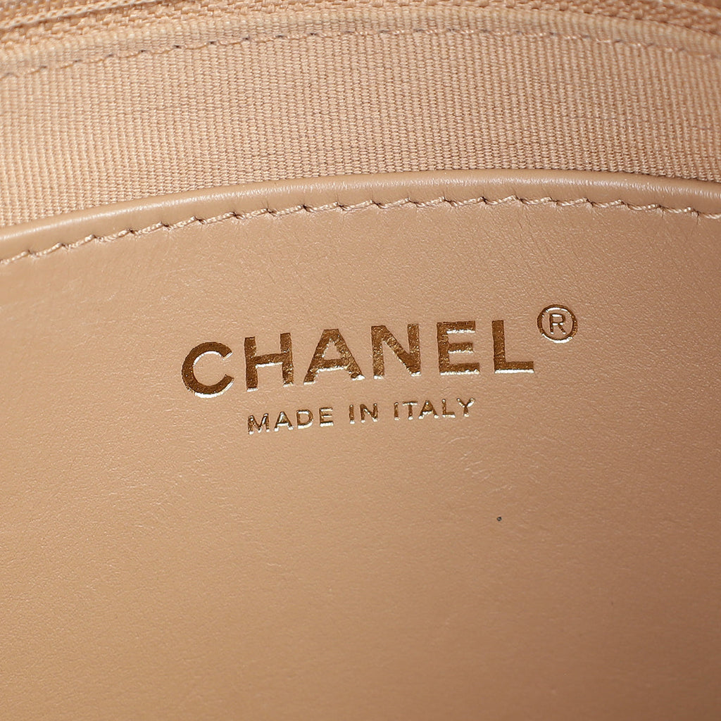 Chanel Beige CC Never Ending Chain Flap Bag