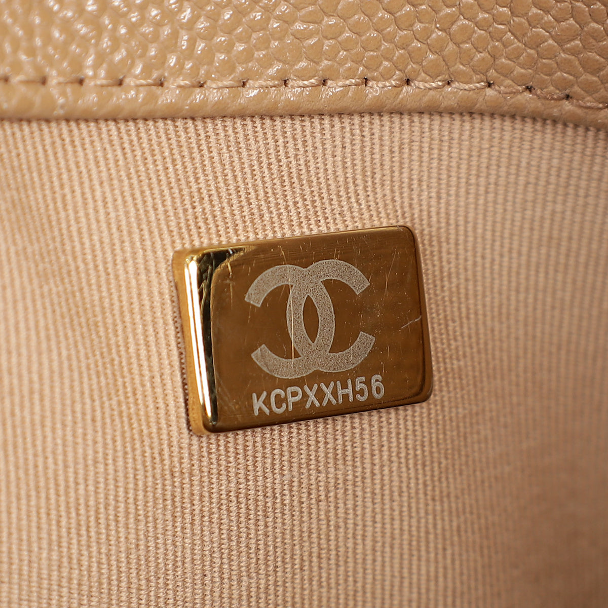Chanel Beige CC Never Ending Chain Flap Bag