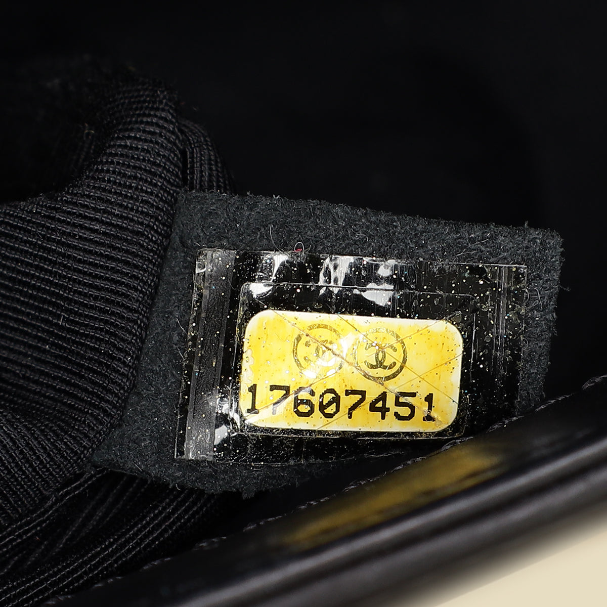 Chanel Black Le Boy Woven Small Bag