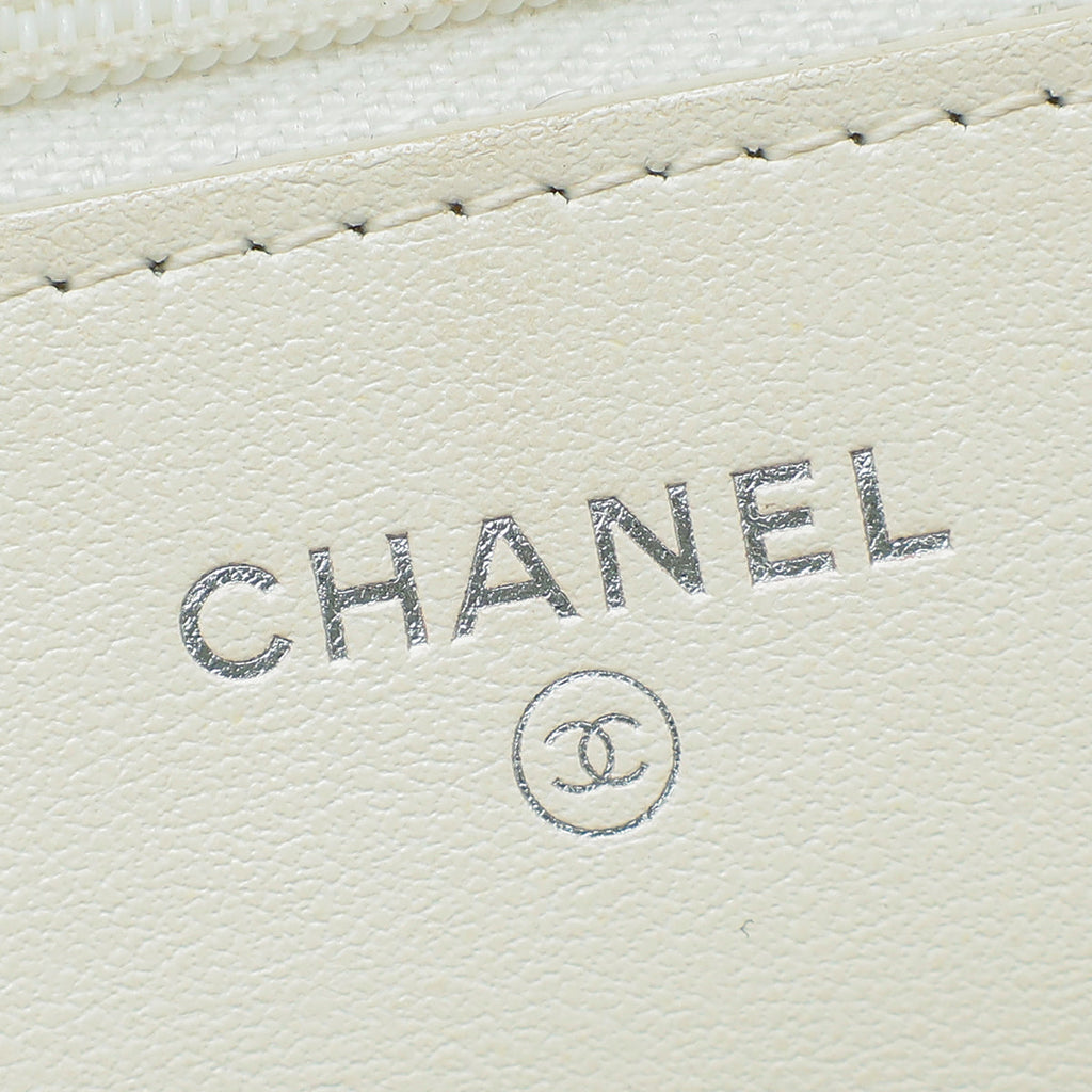 Chanel Multicolor Tweed Wallet on Chain