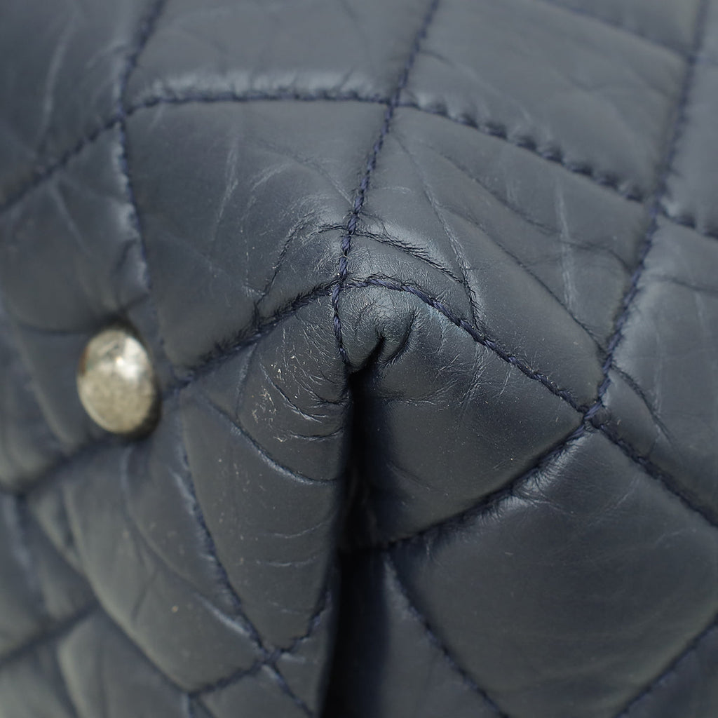 Chanel Navy Reissue Shopping Tote Bag