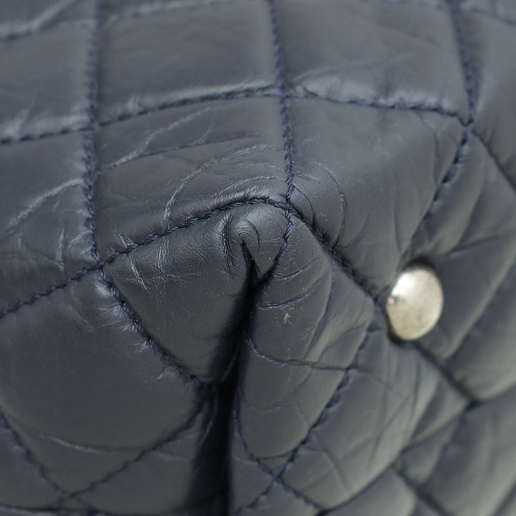Chanel Navy Reissue Shopping Tote Bag