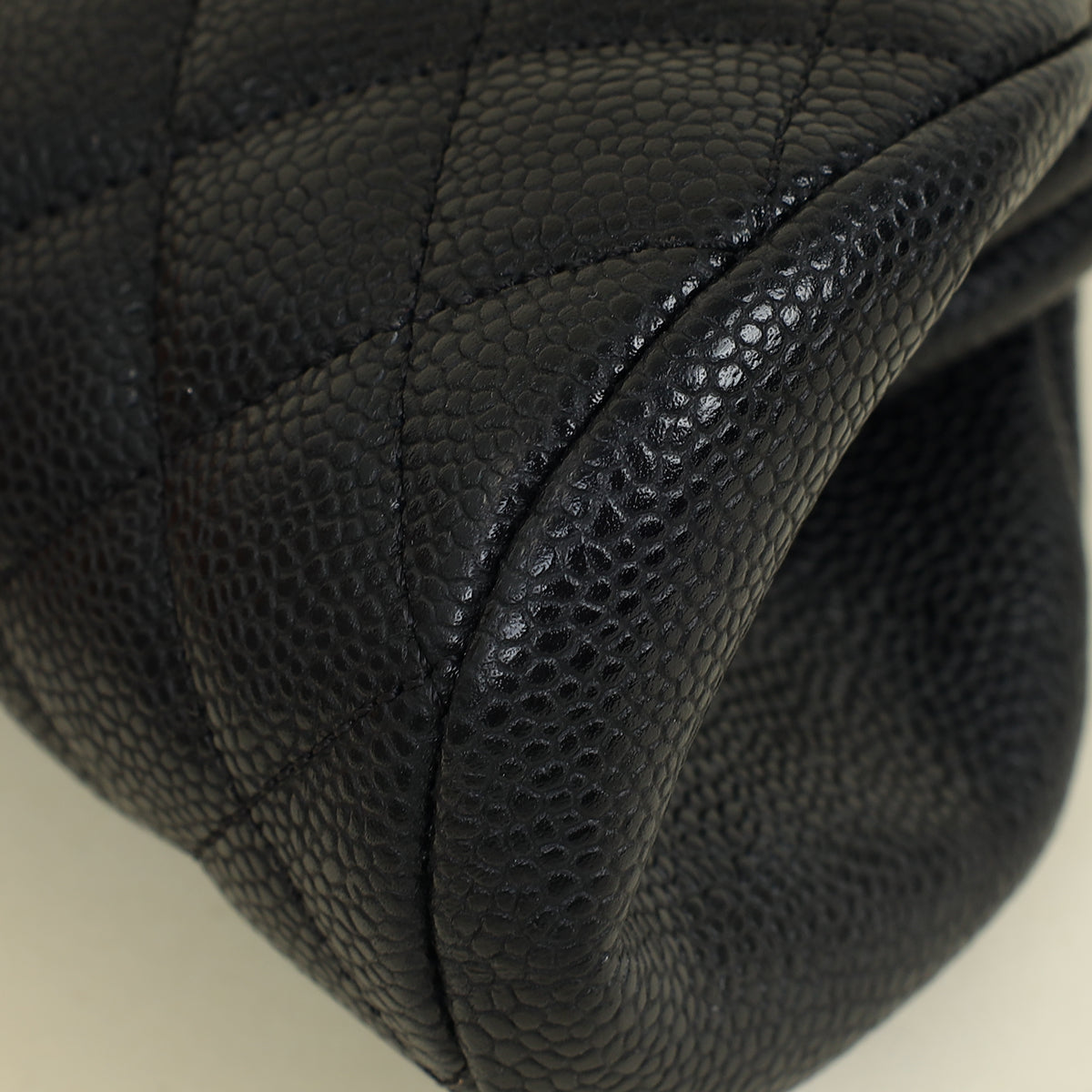 Chanel Black CC Timeless Clutch