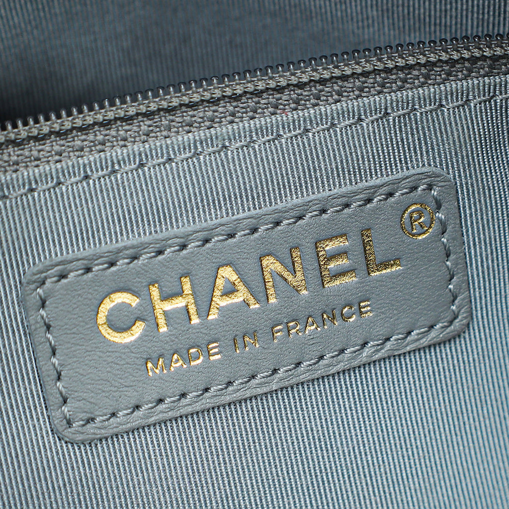 Chanel Grey CC Coco Tassel Small Camera Case