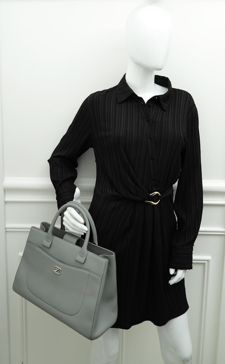 Chanel Gris Neo Executive Shopping Bag