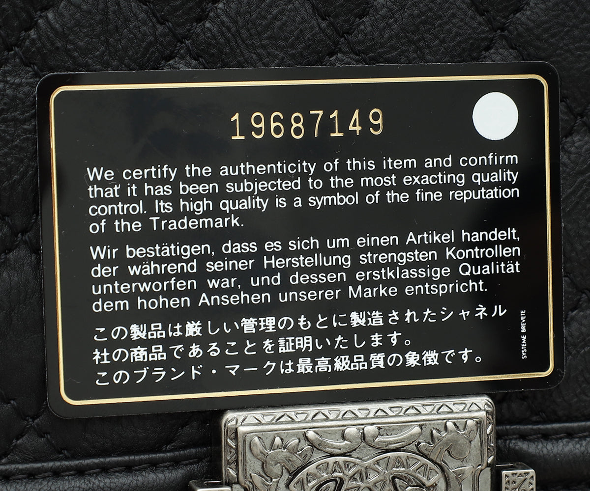 Chanel Black Le Boy Paris Dallas Medium Bag