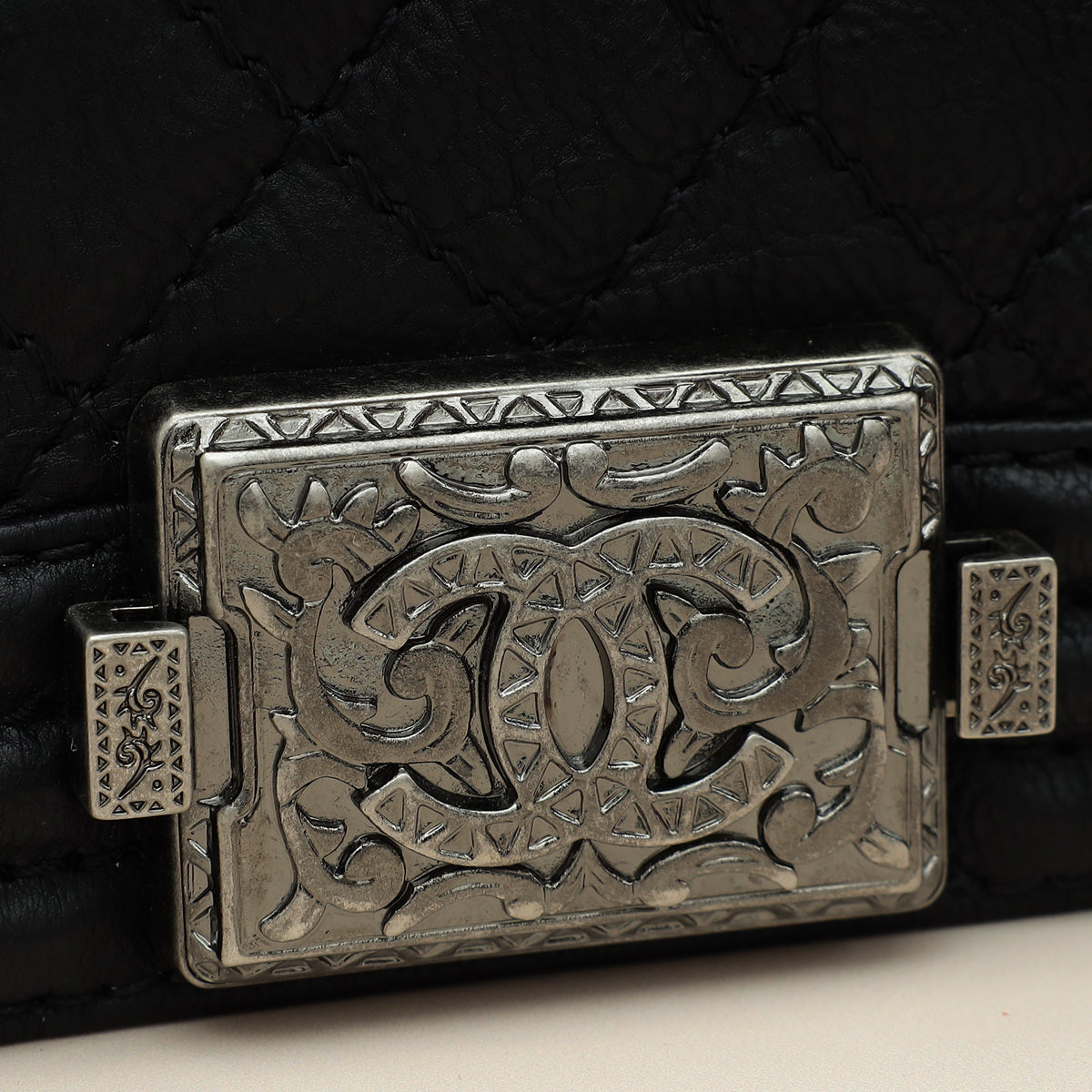 Chanel Black Le Boy Paris Dallas Medium Bag