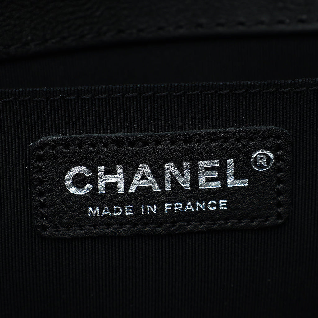 Chanel Black Le Boy Paris Dallas Medium Bag