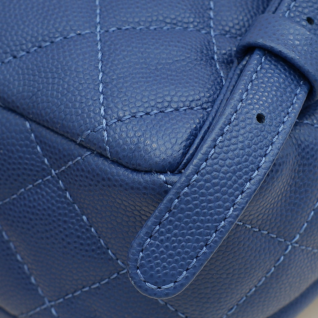 Chanel Blue CC Day Backpack Small Bag