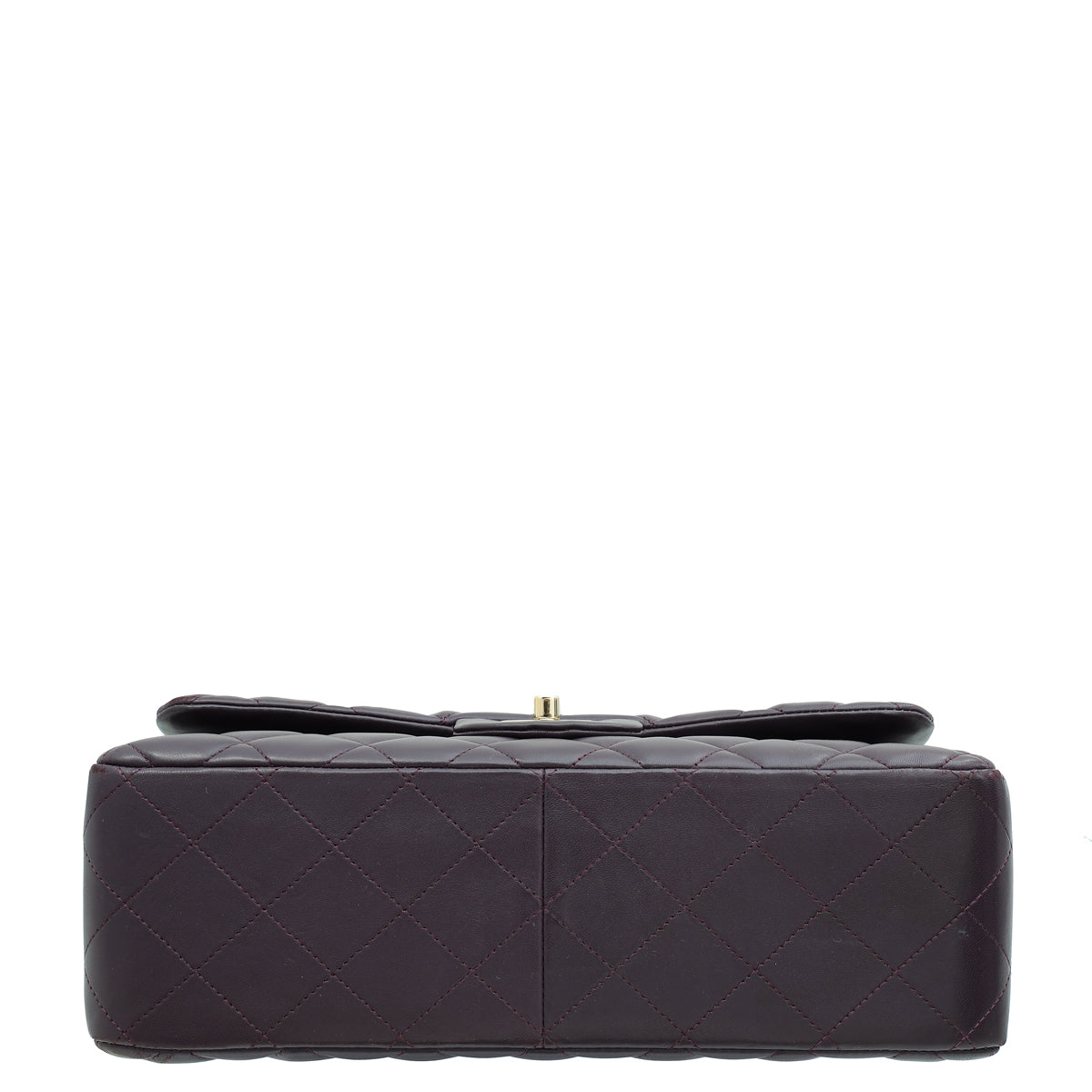 Chanel Dark Blum Classic Double Flap Jumbo Bag