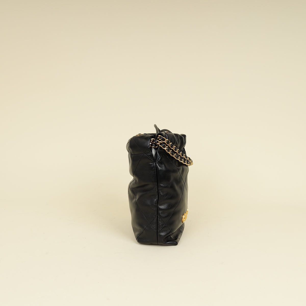 Chanel Black CC 22 Mini Shiny Bag