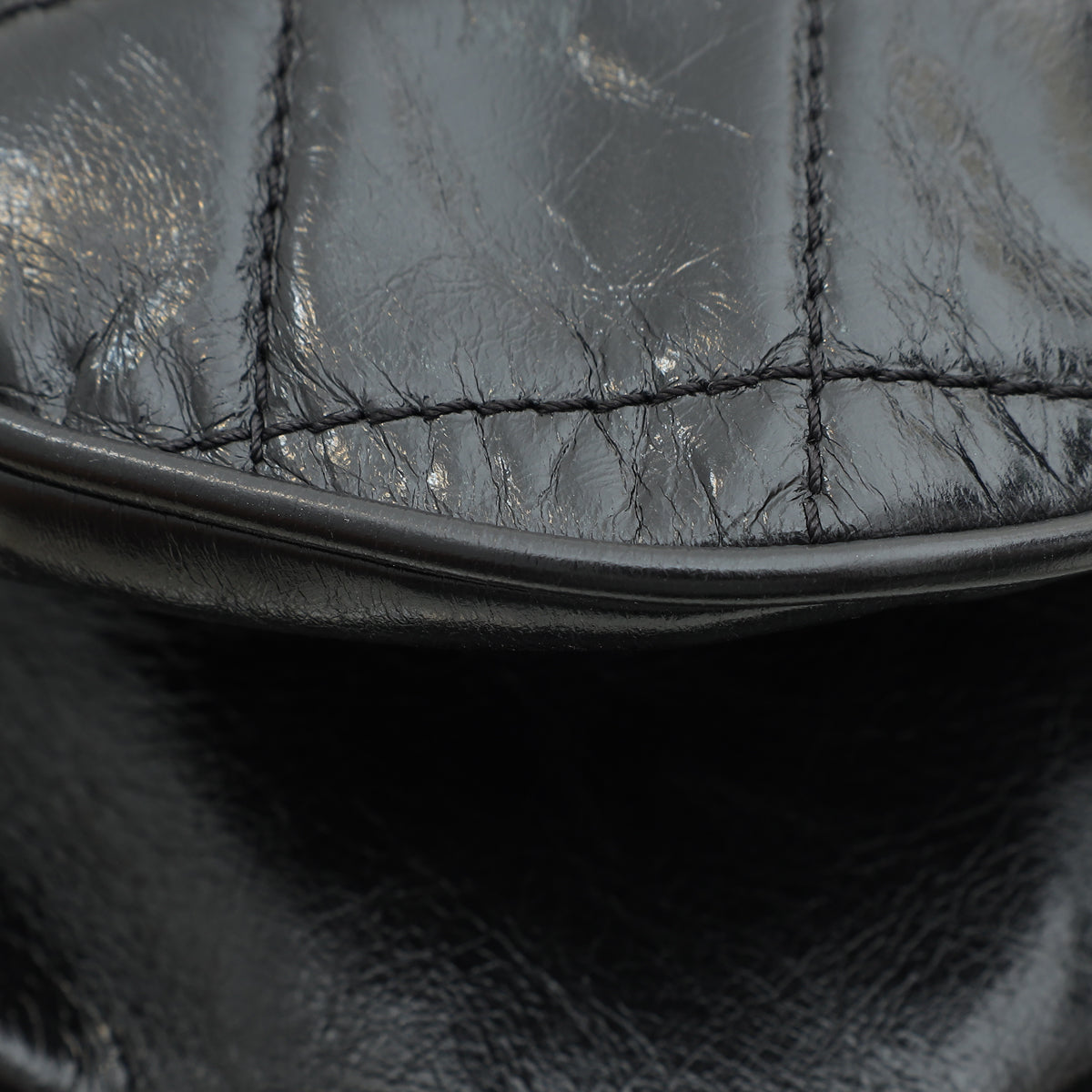 Chanel Black CC Bubble Large Messenger Flap Bag