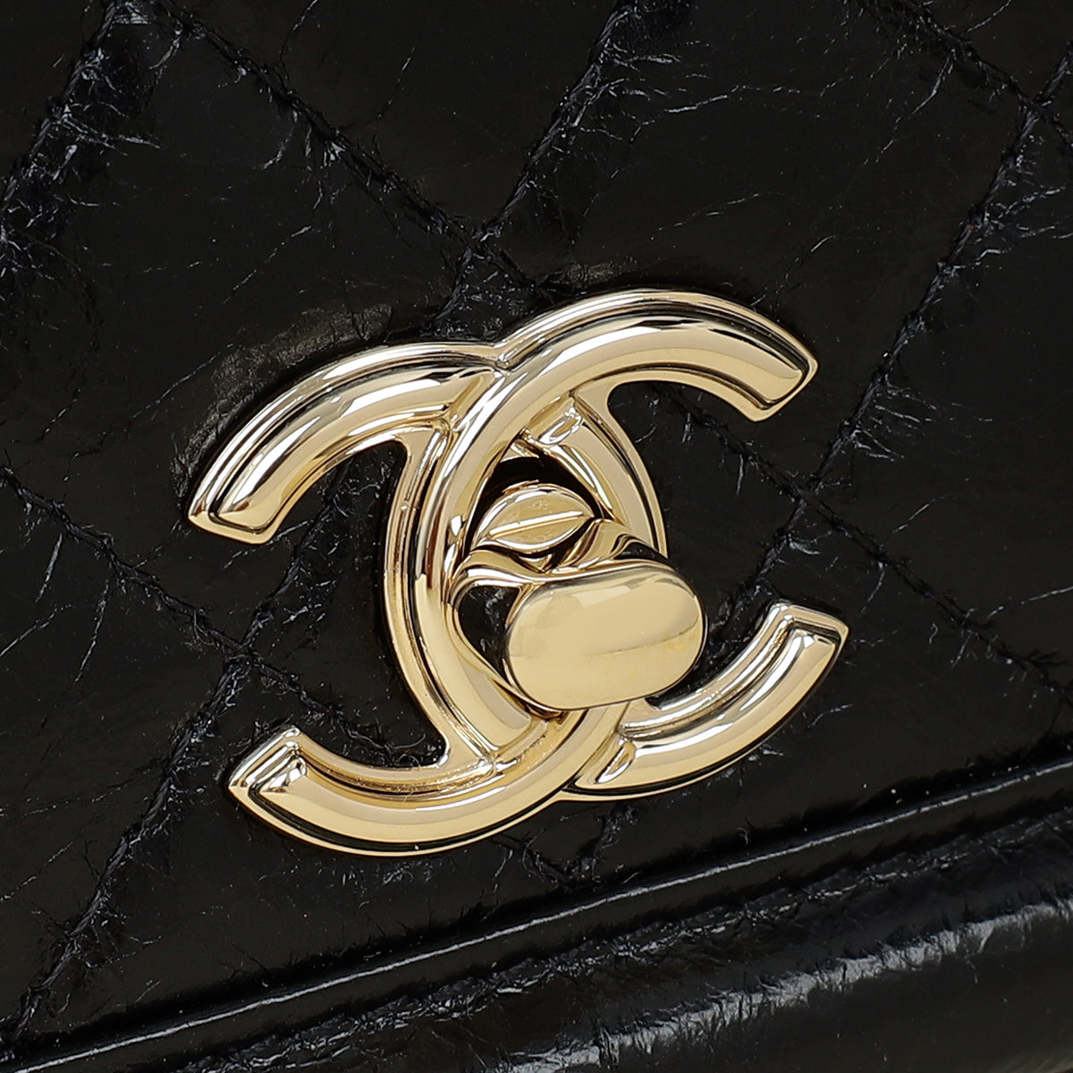 Chanel Black Wallet On Chain w/ Mirror