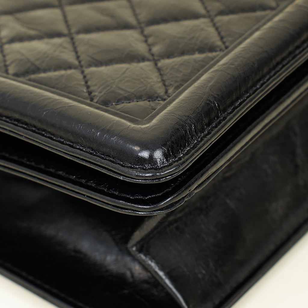 Chanel Black Wallet On Chain w/ Mirror