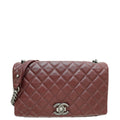 Chanel Burgundy City Rock Flap Large Bag