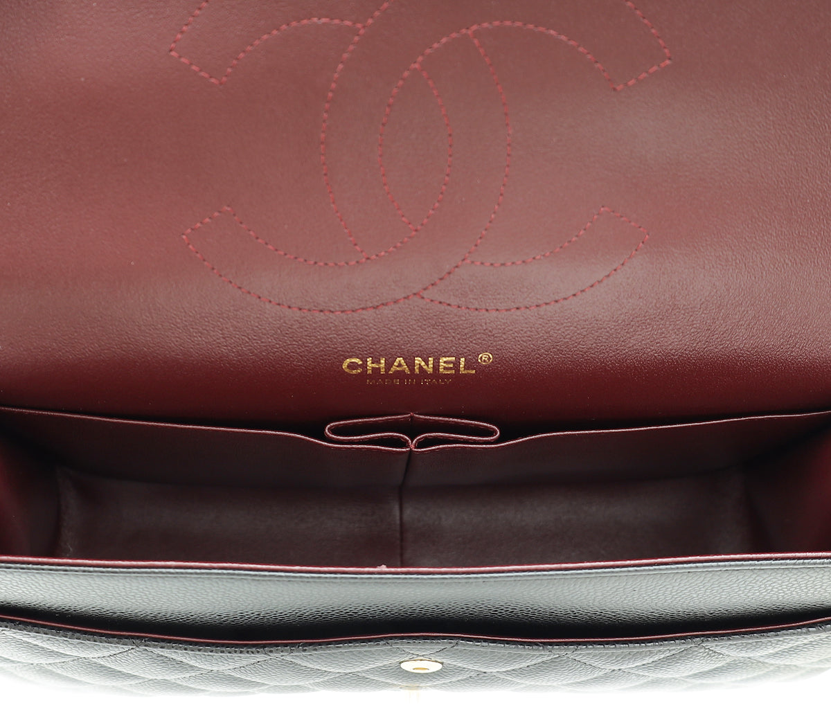 Chanel Black CC Classic Double Flap Jumbo Bag