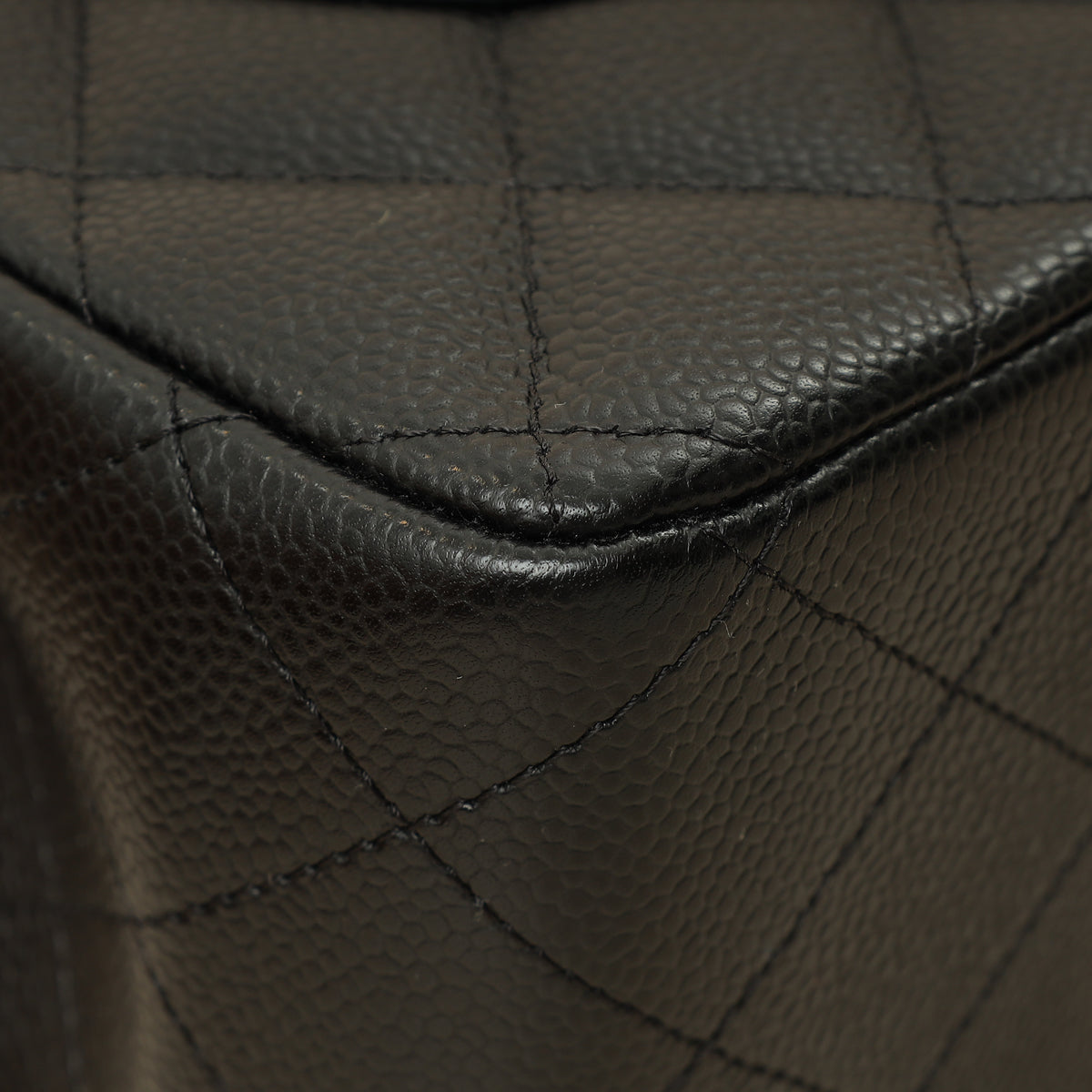 Chanel Black CC Classic Double Flap Jumbo Bag