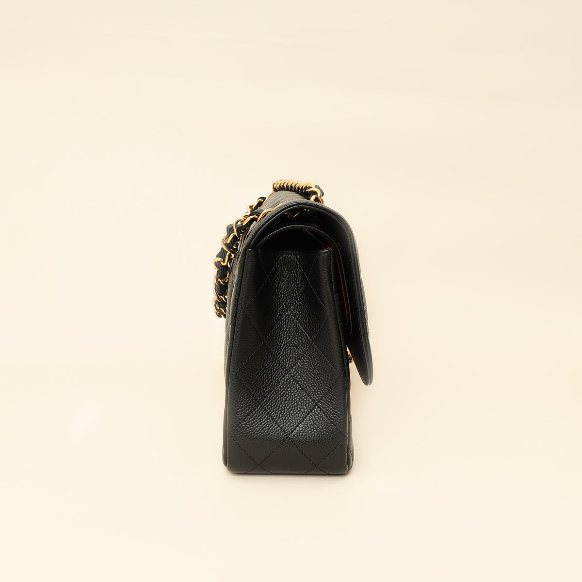 Chanel Black CC Classic Double Flap Jumbo Bag