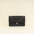 Chanel Black CC Classic Double Flap Jumbo Bag
