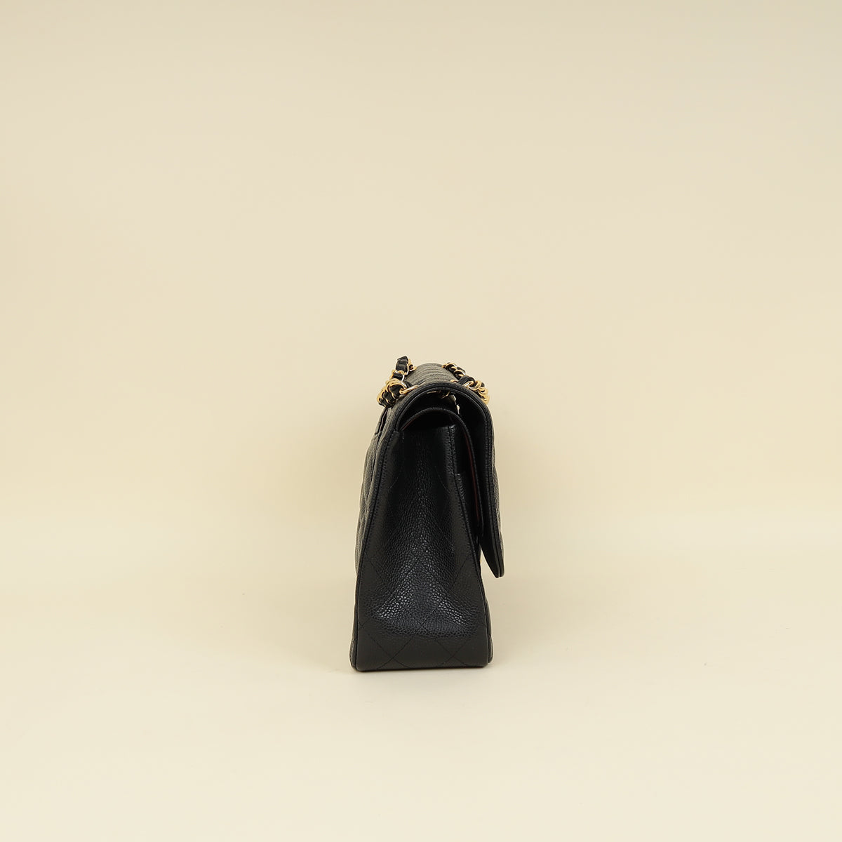 Chanel Black CC Classic Double Flap Jumbo Bag