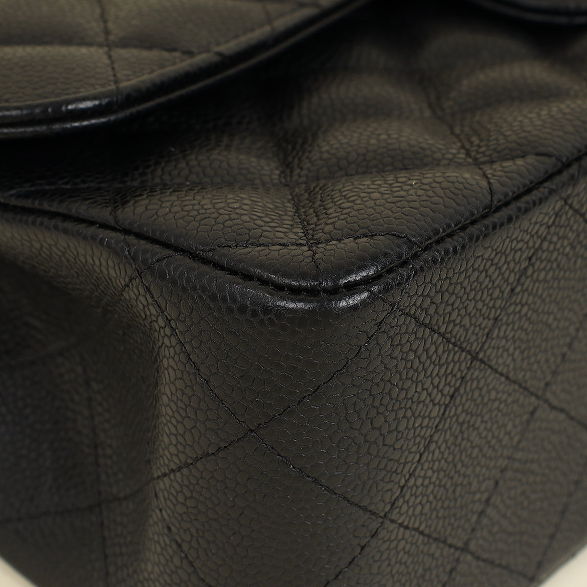 Chanel Black CC Classic Double Flap Jumbo Bag