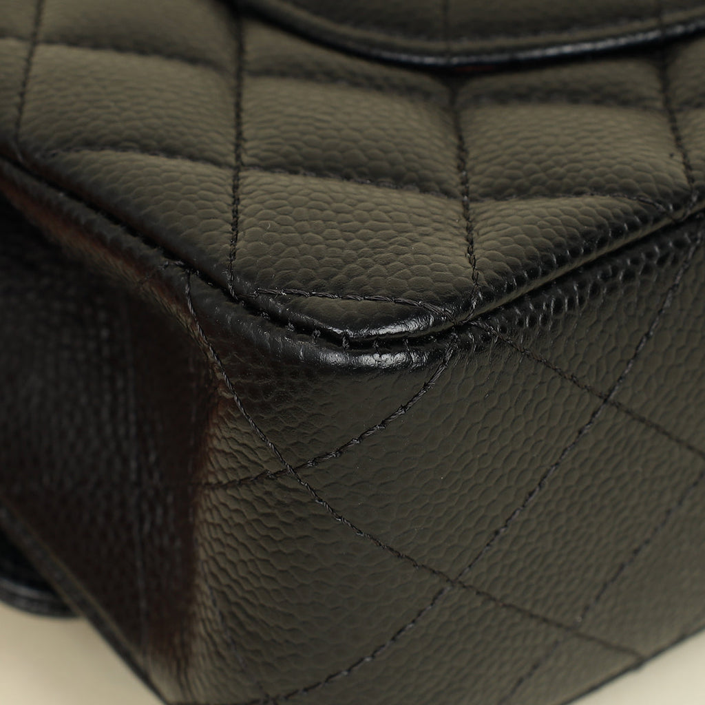 Chanel Black CC Classic 11.12 Medium Double Flap Bag