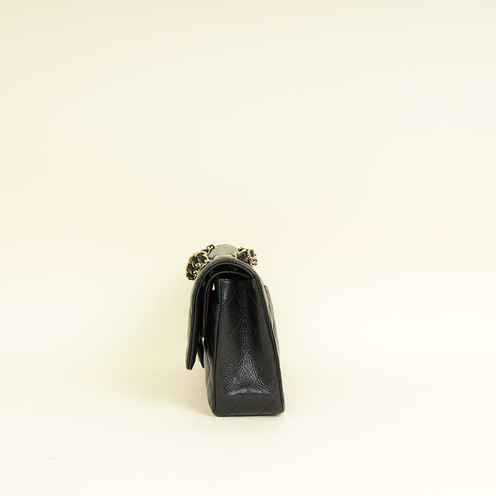 Chanel Black CC Classic 11.12 Double Flap Medium Bag