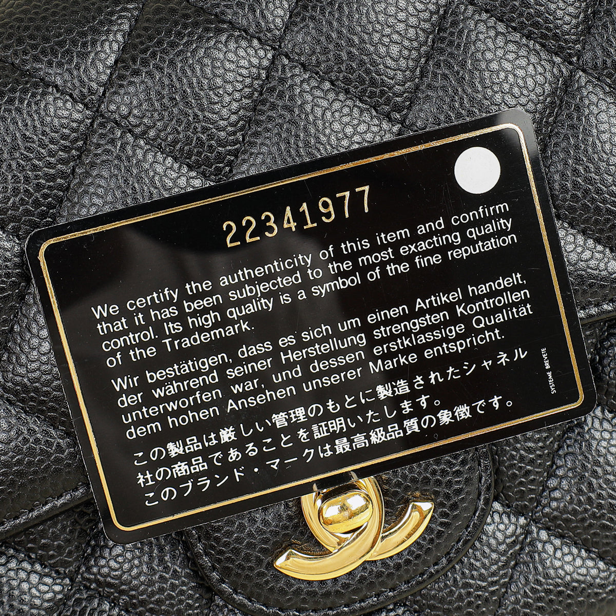 Chanel Black Classic Double Flap Medium Bag