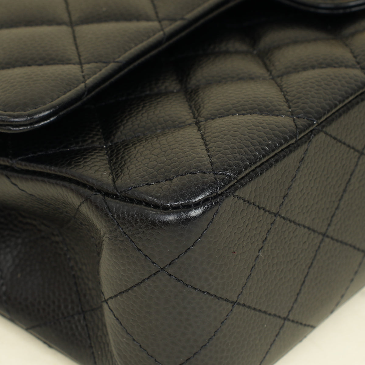 Chanel Black Classic Double Flap Medium Bag