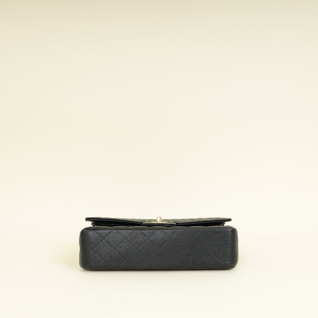 Chanel Black CC Classic 11.12 Double Flap Medium Bag