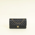 Chanel Black Classic Double Flap Medium Bag