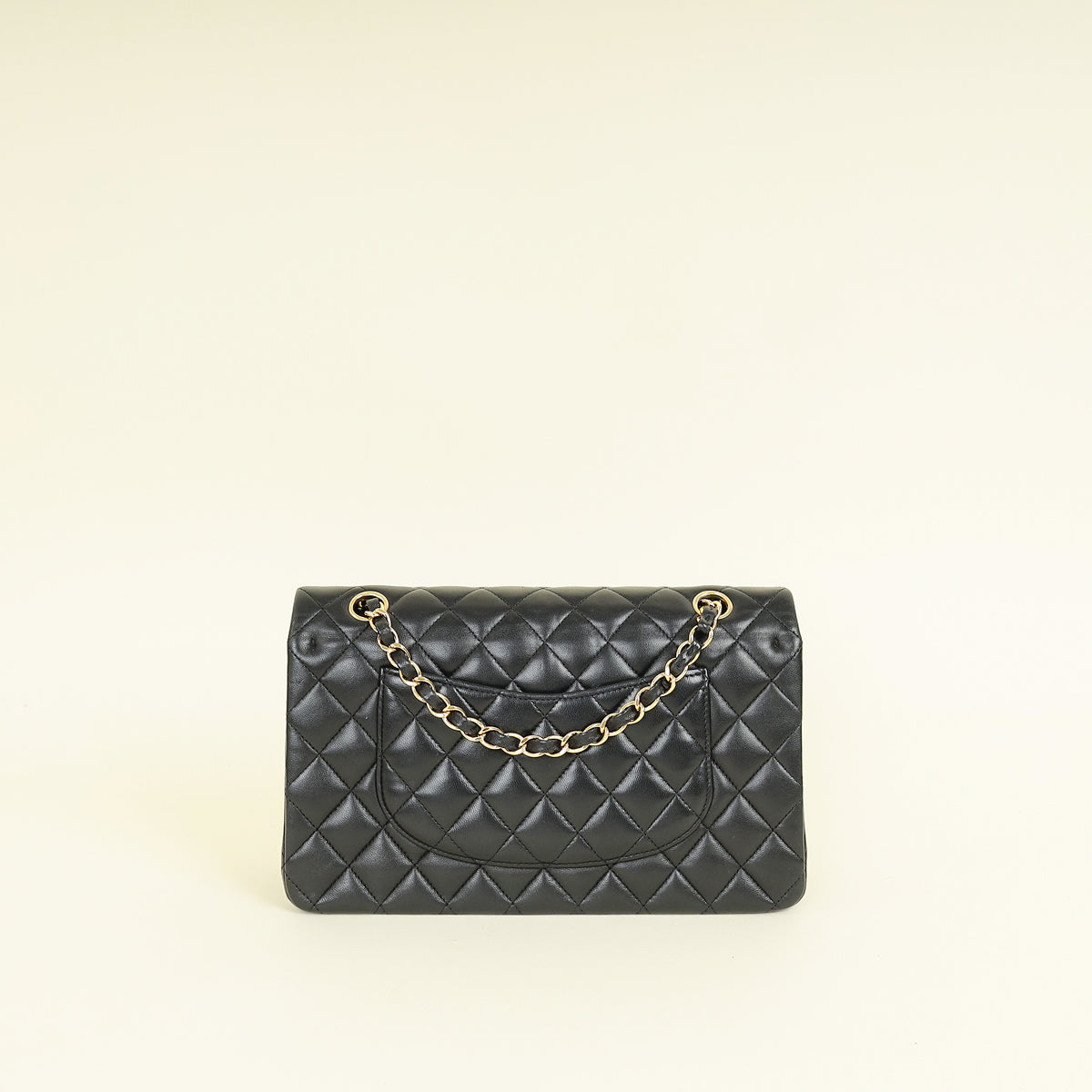 Chanel Black Classic Double Flap Medium Bag